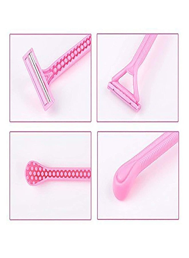 Ublic Reusable Sensitive Skin Razor Women Disposable Shaving Razor Pink Color (Pack of 6) - Image 4